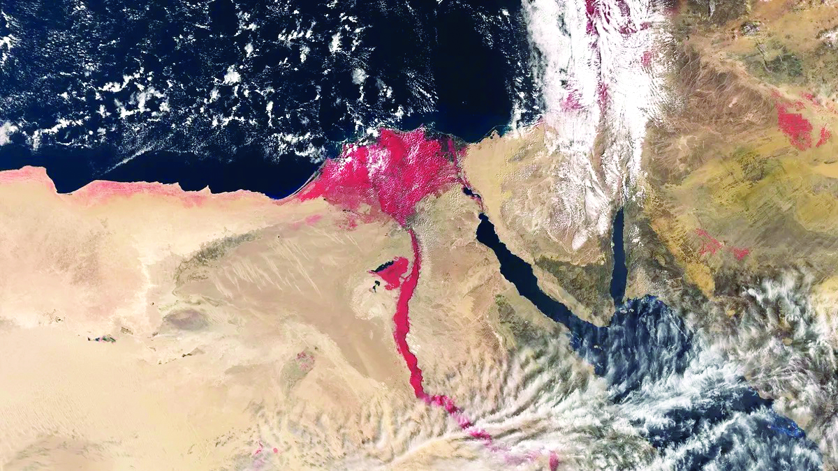 The Nile Runs Red: Natural Phenomenon or Omen as Mega Artificial River